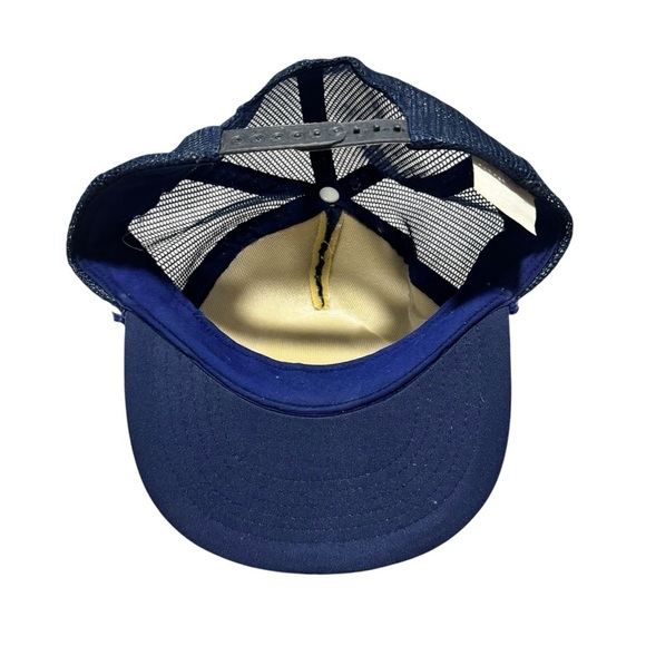 Vintage Nashville Trucker Hat I Was There Music City Patch Blue Snapback Cap - Picture 4 of 5